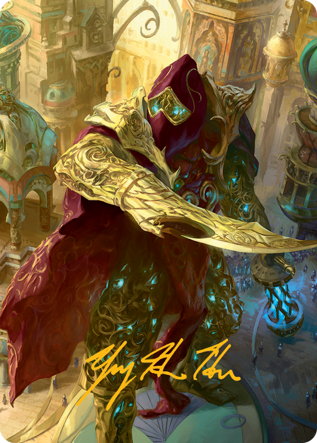 Baral, Chief of Compliance Art Card (Gold-Stamped Signature) [March of the Machine Art Series] | Spectrum Games