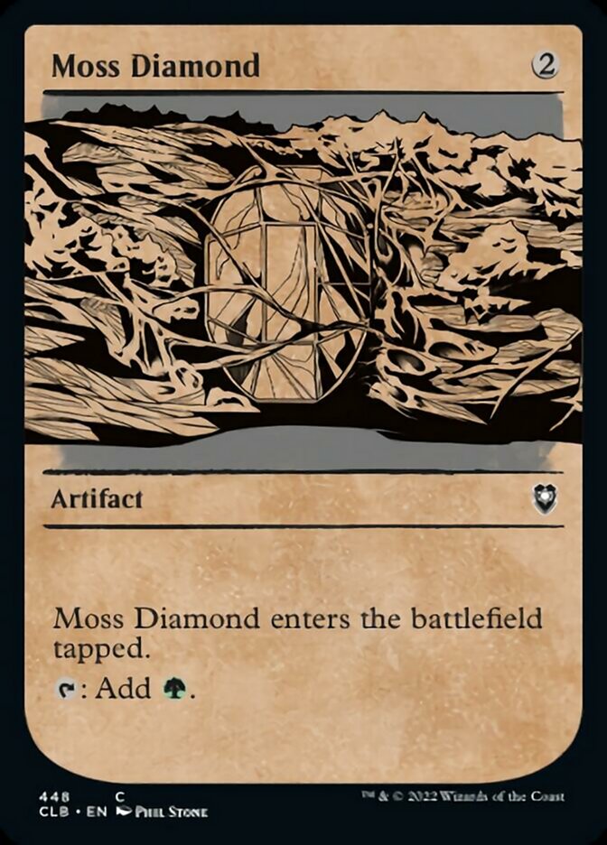 Moss Diamond (Showcase) [Commander Legends: Battle for Baldur's Gate] | Spectrum Games