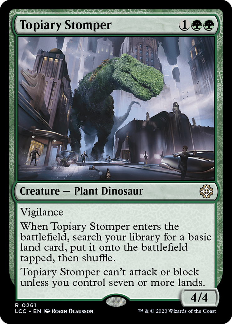 Topiary Stomper [The Lost Caverns of Ixalan Commander] | Spectrum Games