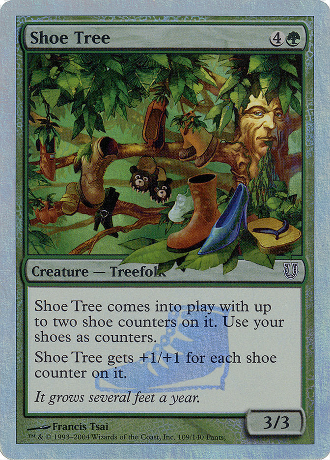 Shoe Tree (Alternate Foil) [Unhinged] | Spectrum Games