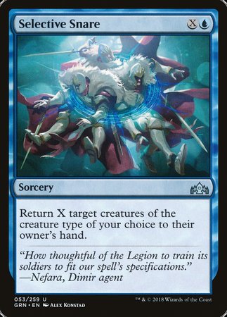 Selective Snare [Guilds of Ravnica] | Spectrum Games