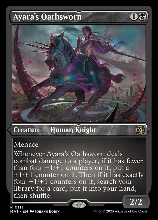 Ayara's Oathsworn (Foil Etched) [March of the Machine: The Aftermath] | Spectrum Games