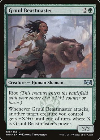 Gruul Beastmaster [Ravnica Allegiance] | Spectrum Games