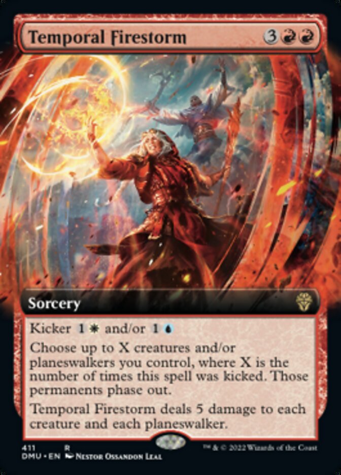 Temporal Firestorm (Extended Art) [Dominaria United] | Spectrum Games