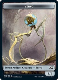 Servo // Soldier Double-sided Token [Double Masters Tokens] | Spectrum Games