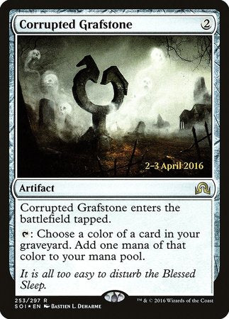 Corrupted Grafstone [Shadows over Innistrad Promos] | Spectrum Games