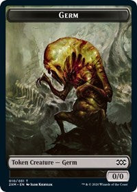 Germ // Human Soldier Double-sided Token [Double Masters Tokens] | Spectrum Games