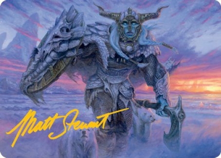 Frost Giant Art Card (Gold-Stamped Signature) [Dungeons & Dragons: Adventures in the Forgotten Realms Art Series] | Spectrum Games