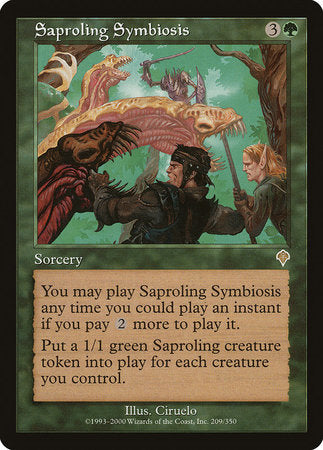 Saproling Symbiosis [Invasion] | Spectrum Games