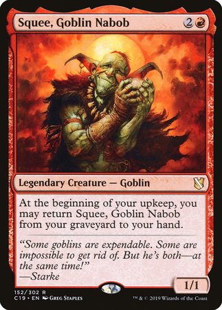 Squee, Goblin Nabob [Commander 2019] | Spectrum Games