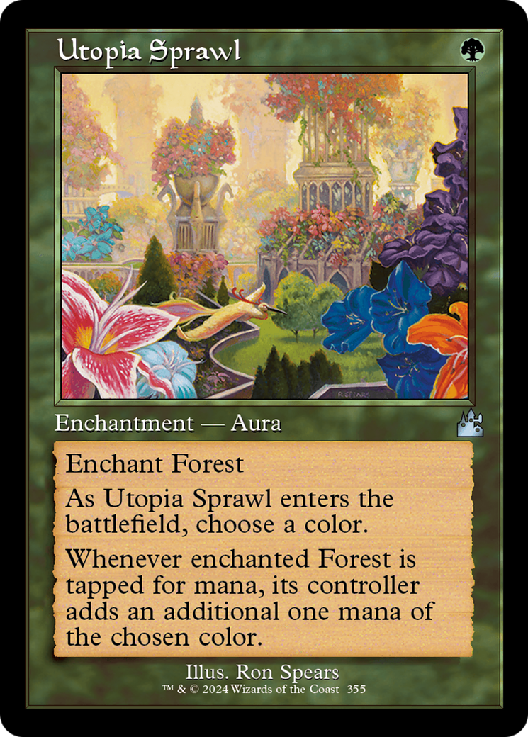 Utopia Sprawl (Retro Frame) [Ravnica Remastered] | Spectrum Games