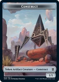 Construct // Drake Double-sided Token [Zendikar Rising Tokens] | Spectrum Games