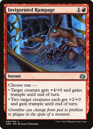 Invigorated Rampage [Aether Revolt] | Spectrum Games