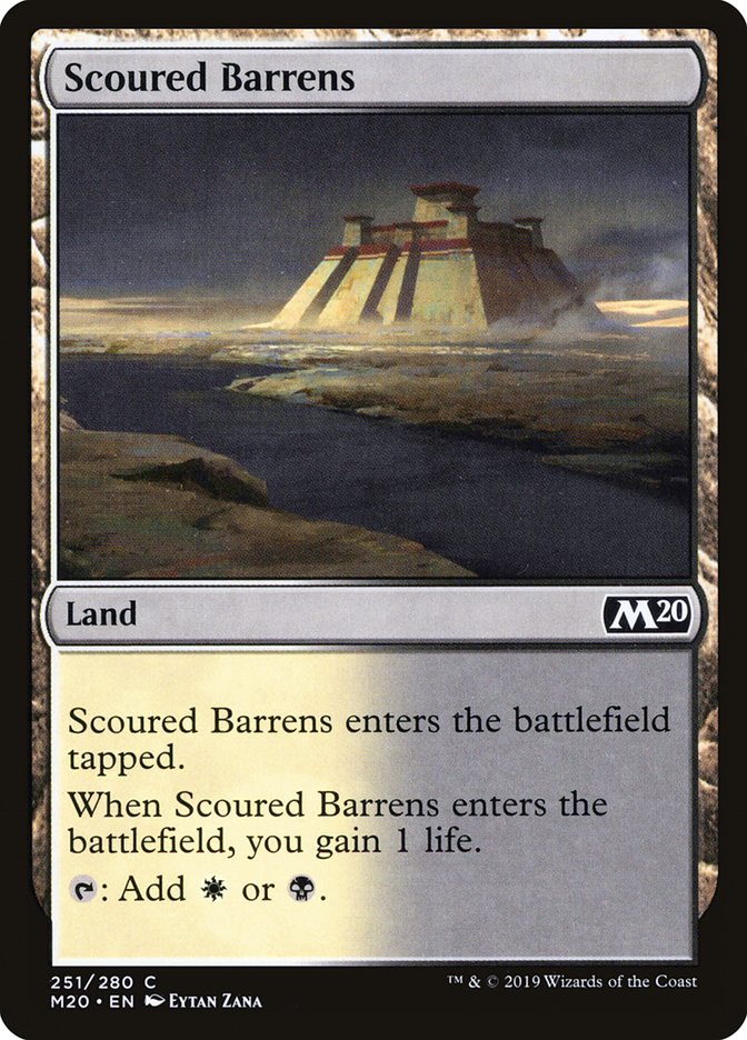 Scoured Barrens [Core Set 2020] | Spectrum Games
