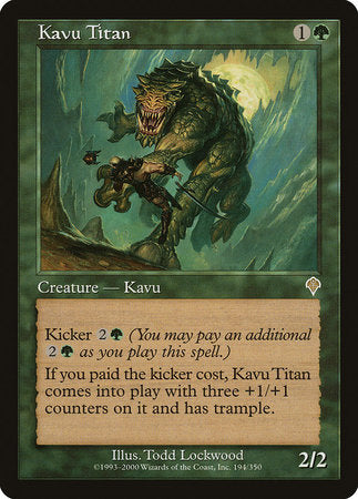 Kavu Titan [Invasion] | Spectrum Games