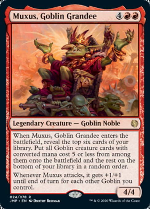 Muxus, Goblin Grandee [Jumpstart] | Spectrum Games