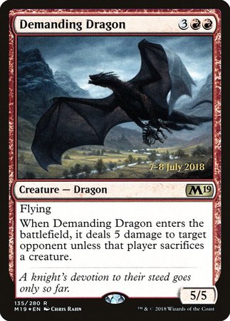 Demanding Dragon [Core Set 2019 Promos] | Spectrum Games