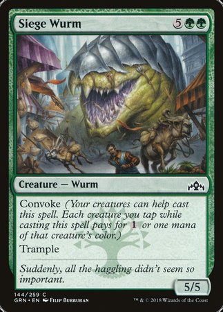 Siege Wurm [Guilds of Ravnica] | Spectrum Games