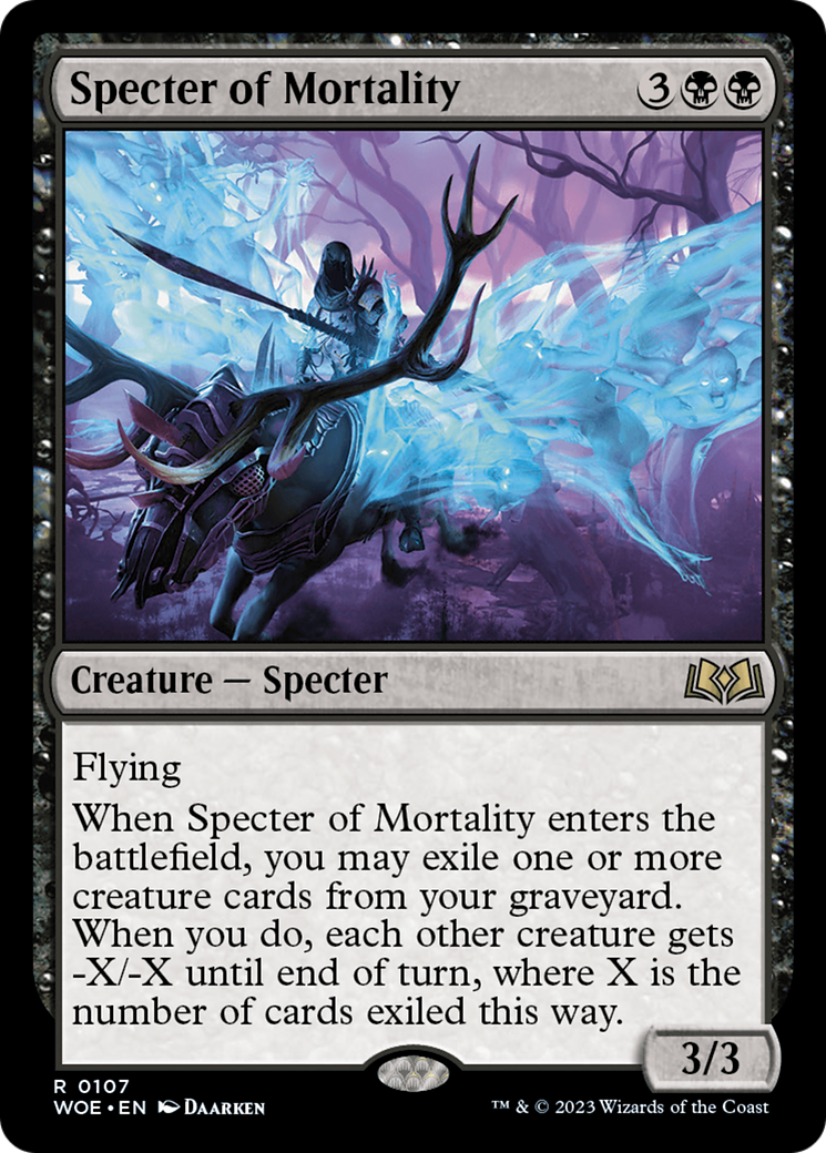 Specter of Mortality [Wilds of Eldraine] | Spectrum Games