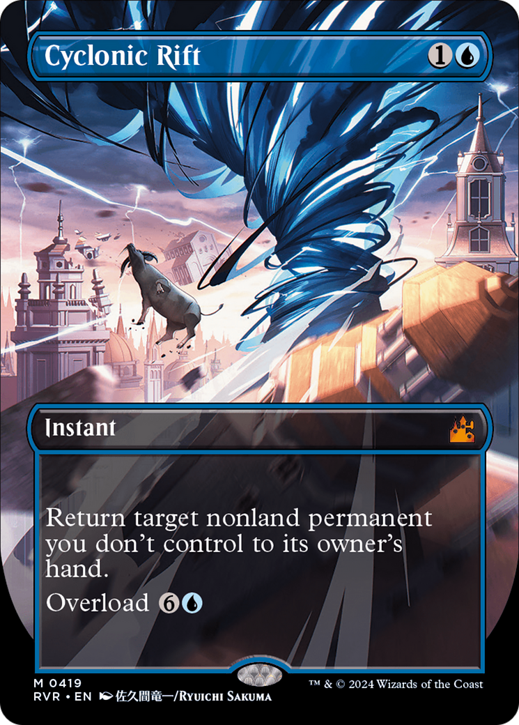 Cyclonic Rift (Anime Borderless) [Ravnica Remastered] | Spectrum Games