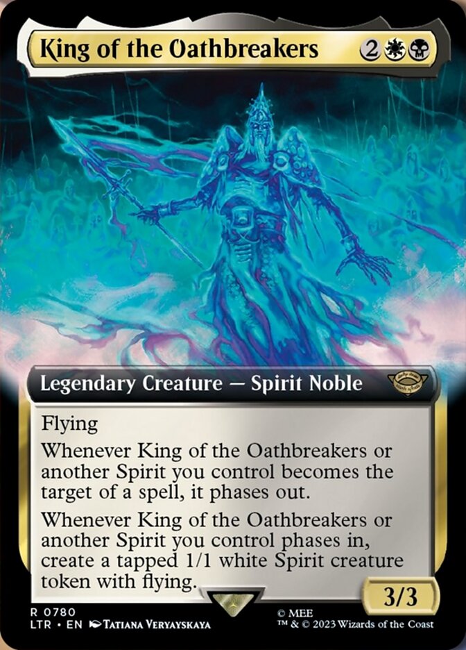 King of the Oathbreakers (Extended Art) (Surge Foil) [The Lord of the Rings: Tales of Middle-Earth] | Spectrum Games