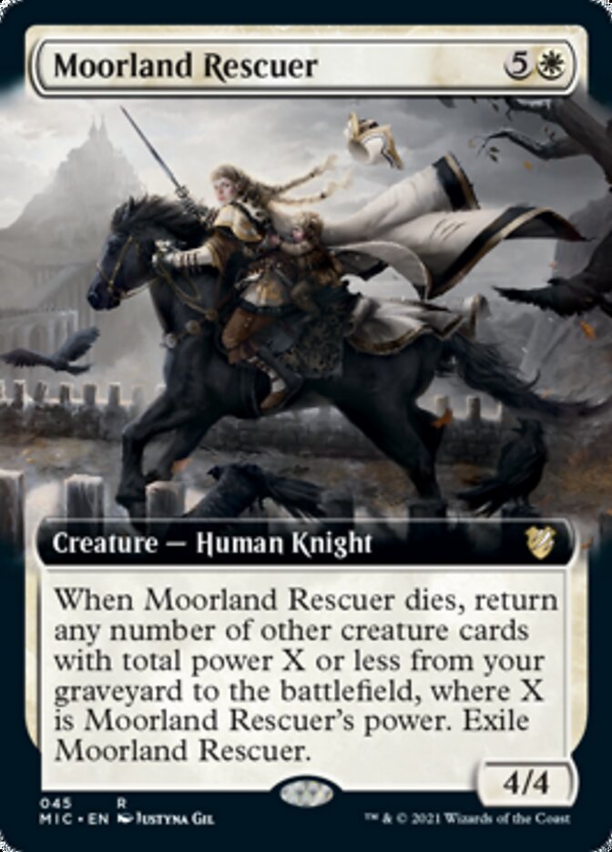 Moorland Rescuer (Extended) [Innistrad: Midnight Hunt Commander] | Spectrum Games