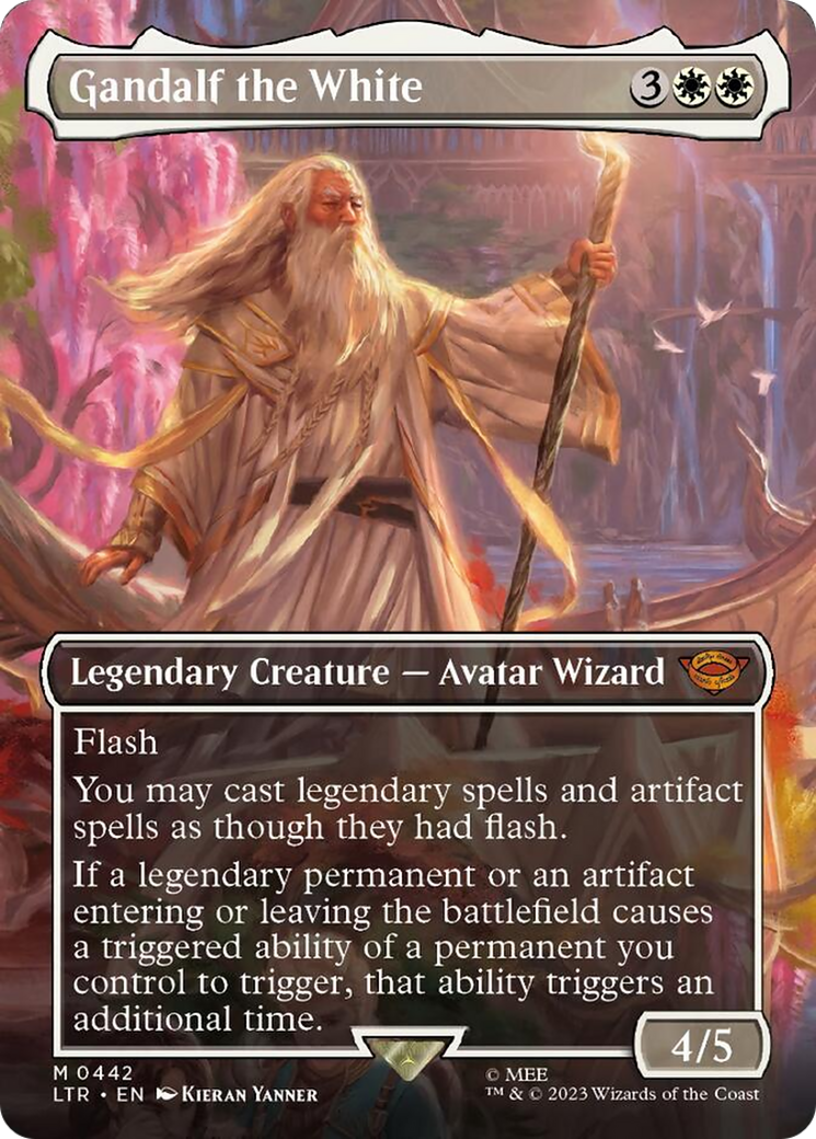 Gandalf the White (Borderless Alternate Art) [The Lord of the Rings: Tales of Middle-Earth] | Spectrum Games