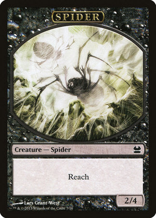 Spider Token (Black) [Modern Masters Tokens] | Spectrum Games