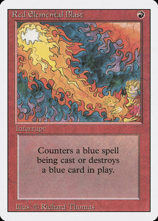 Red Elemental Blast [Revised Edition] | Spectrum Games
