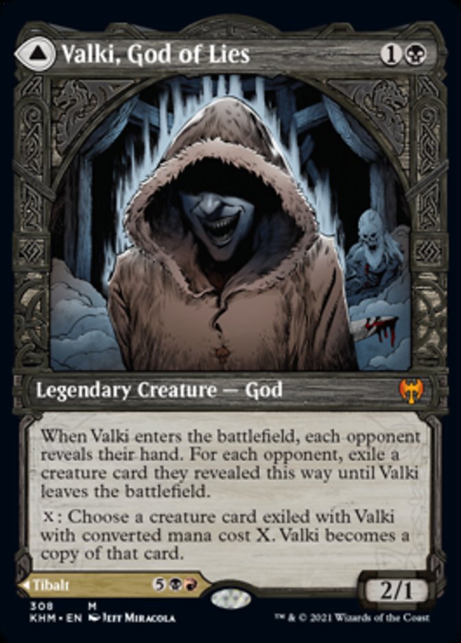 Valki, God of Lies // Tibalt, Cosmic Impostor (Showcase) [Kaldheim] | Spectrum Games