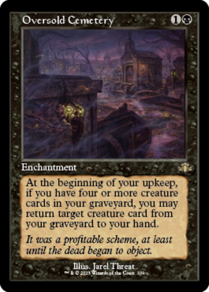 Oversold Cemetery (Retro) [Dominaria Remastered] | Spectrum Games