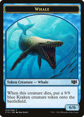 Whale // Zombie (011/036) Double-sided Token [Commander 2014 Tokens] | Spectrum Games