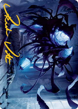 Spectral Adversary Art Card (Gold-Stamped Signature) [Innistrad: Midnight Hunt Art Series] | Spectrum Games