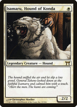 Isamaru, Hound of Konda [Champions of Kamigawa] | Spectrum Games