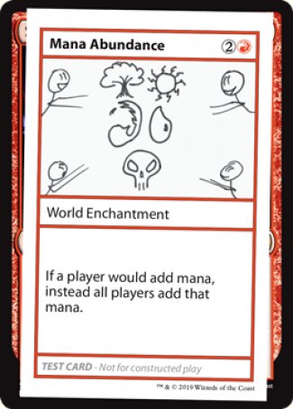 Mana Abundance (2021 Edition) [Mystery Booster Playtest Cards] | Spectrum Games