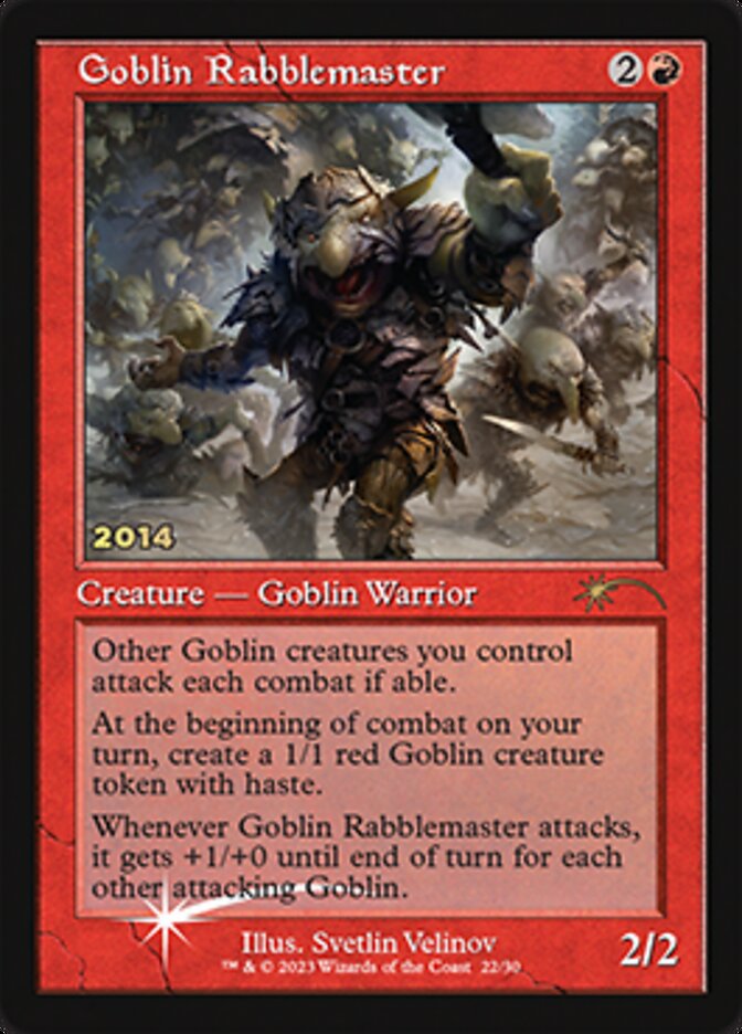 Goblin Rabblemaster [30th Anniversary Promos] | Spectrum Games