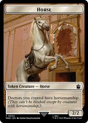 Horse // Food (0026) Double-Sided Token [Doctor Who Tokens] | Spectrum Games