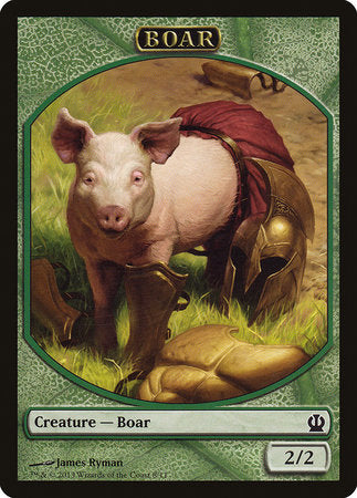 Boar Token [Theros Tokens] | Spectrum Games