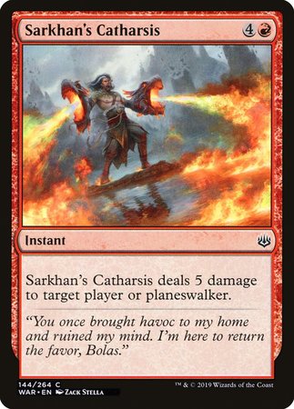 Sarkhan's Catharsis [War of the Spark] | Spectrum Games