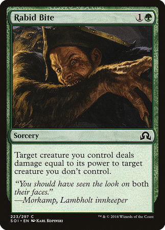 Rabid Bite [Shadows over Innistrad] | Spectrum Games