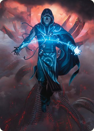 Jace, the Perfected Mind Art Card [Phyrexia: All Will Be One Art Series] | Spectrum Games