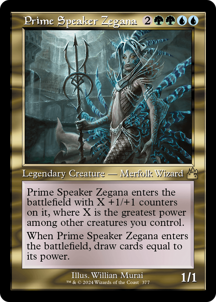 Prime Speaker Zegana (Retro Frame) [Ravnica Remastered] | Spectrum Games