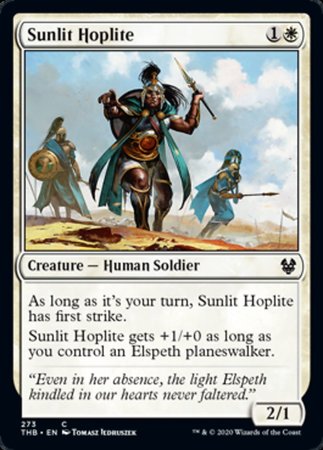 Sunlit Hoplite [Theros Beyond Death] | Spectrum Games