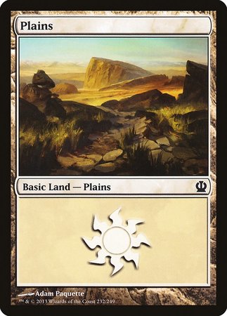 Plains (232) [Theros] | Spectrum Games