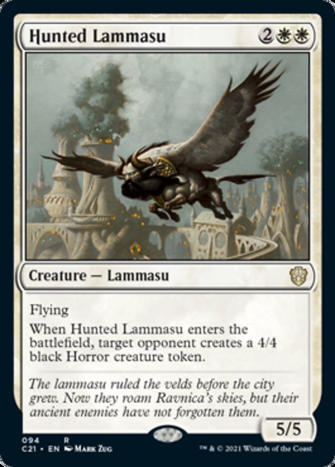 Hunted Lammasu [Commander 2021] | Spectrum Games