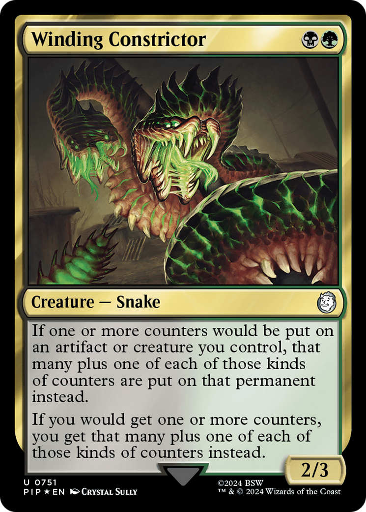 Winding Constrictor (Surge Foil) [Fallout] | Spectrum Games