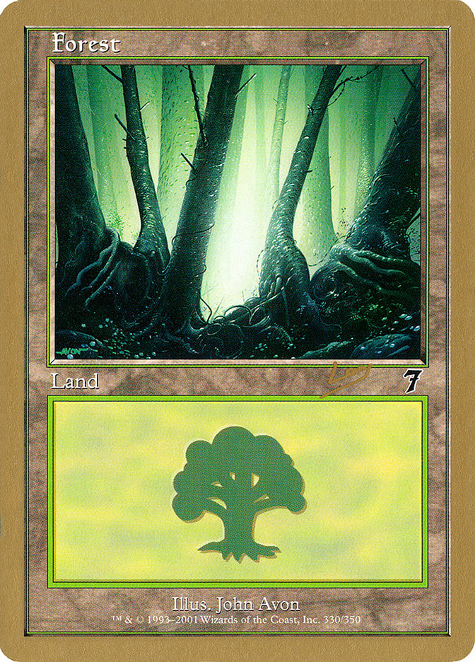 Forest (rl330) (Raphael Levy) [World Championship Decks 2002] | Spectrum Games