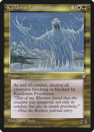 Kjeldoran Frostbeast [Ice Age] | Spectrum Games