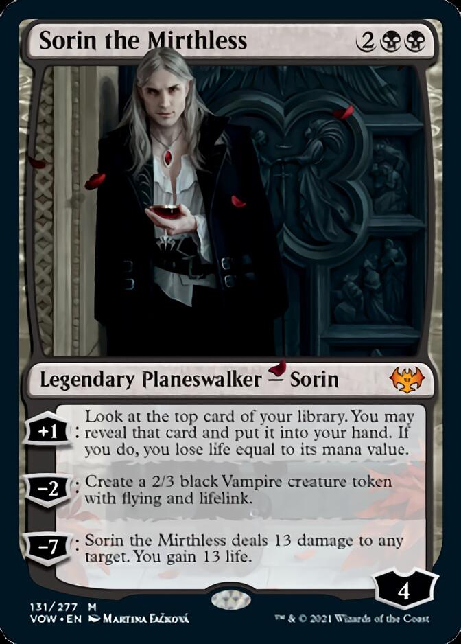 Sorin the Mirthless [Innistrad: Crimson Vow] | Spectrum Games