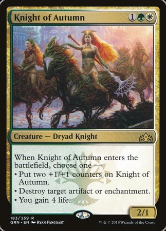 Knight of Autumn [Guilds of Ravnica] | Spectrum Games